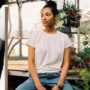 The Drop Women’s Tee – Vintage White (Size M)